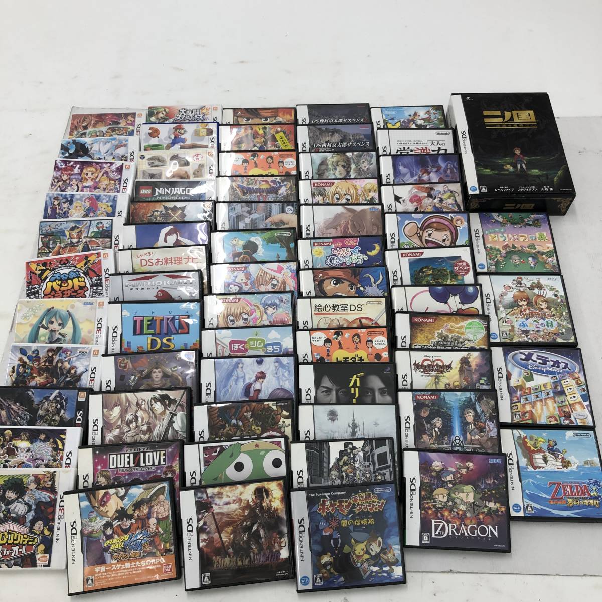 超激得，得価 1円 DS/３DS ソフト大量５５本まとめ売り 二ノ国/ドラゴンボール改/僕のヒーローアカデミア/ケロロ軍曹/その他 ジャンク品(ニンテンドーDSソフト)｜売買されたオークション情報、yahooの商品 ニンテンドーDSソフト