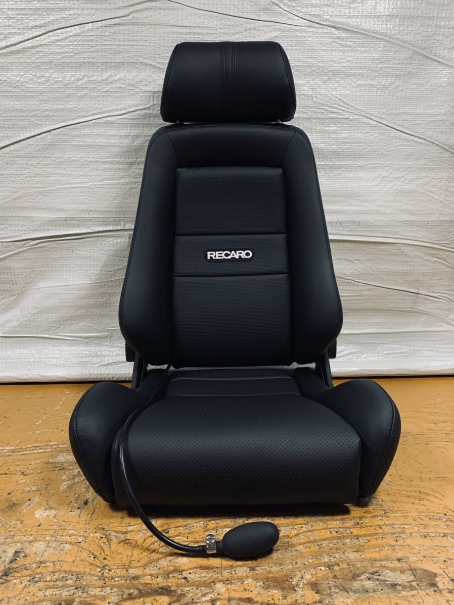 17.レカロ RECARO エルゴメドD 黒フェイクレザー張り替え 張替え 張替 