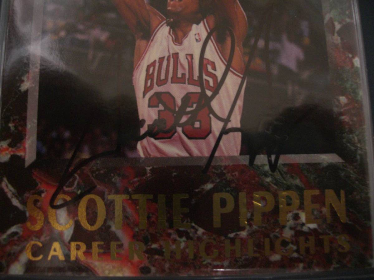 Fleer Ultra Career Highlights Scottie Pippen Auto スコッティ 