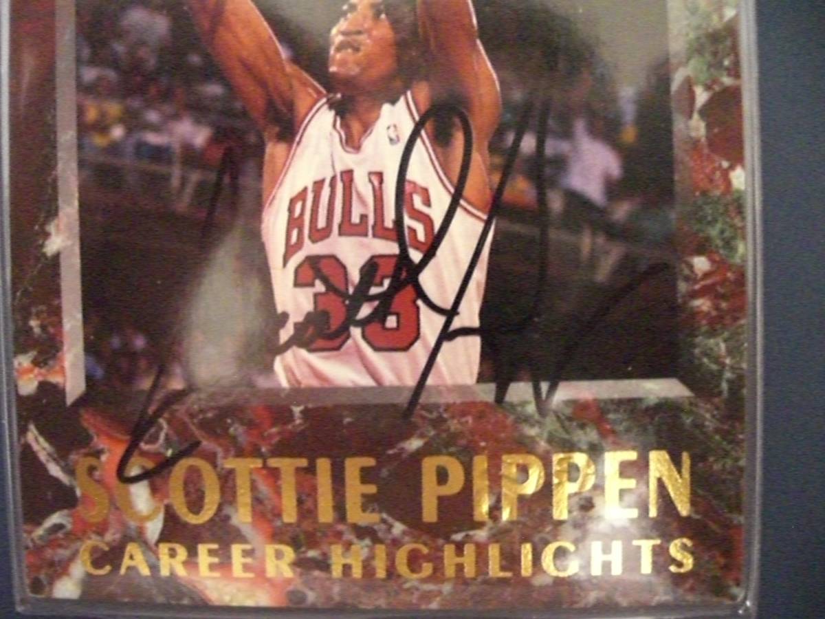 Fleer Ultra Career Highlights Scottie Pippen Auto スコッティ 