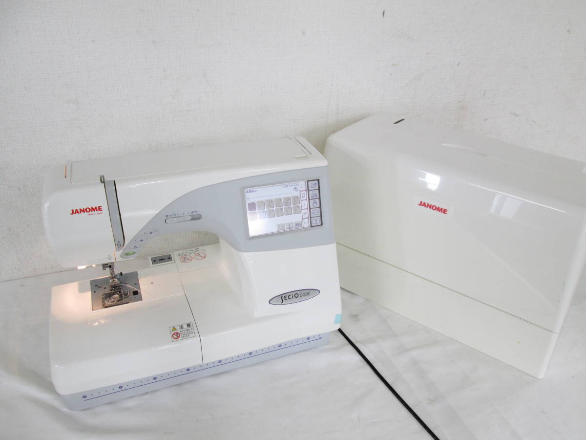 JANOME セシオ 9090 MODEL 853型 コンピューターミシン 5107121401 JANOME ジャノメ ミシン MODEL 853 SECIO 9090 通電確認済み