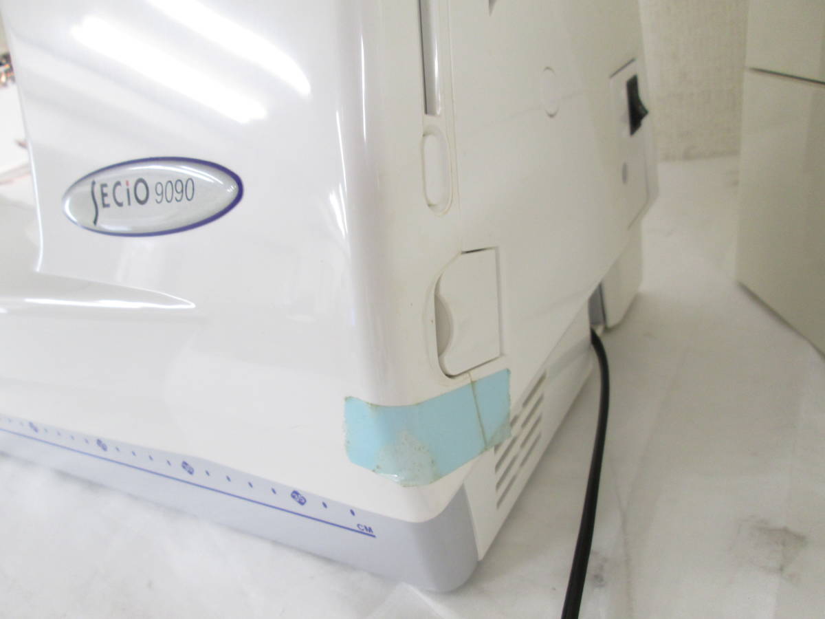 JANOME セシオ 9090 MODEL 853型 コンピューターミシン 5107121401 JANOME ジャノメ ミシン MODEL 853 SECIO 9090 通電確認済み