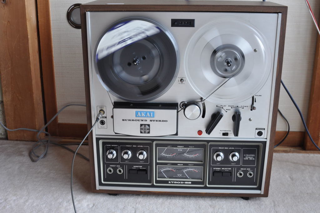 1730D-SS Reel Akai AKAI 0 to ⁄ Stereo 4-Track vintage REEL-TO-REEL
