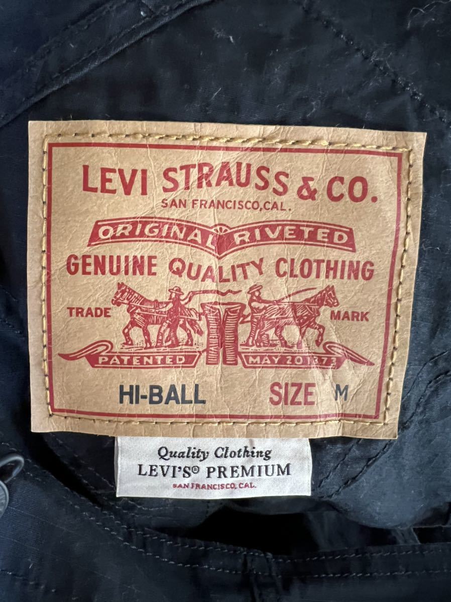 オーバーオール Levis リーバイス M ブラック HI-BALL プレミアム