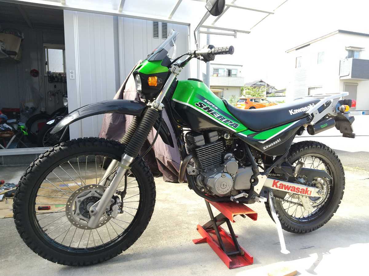 買取オンライン スーパーシェルパ250 後期型 7900km 好調車 カワサキ 