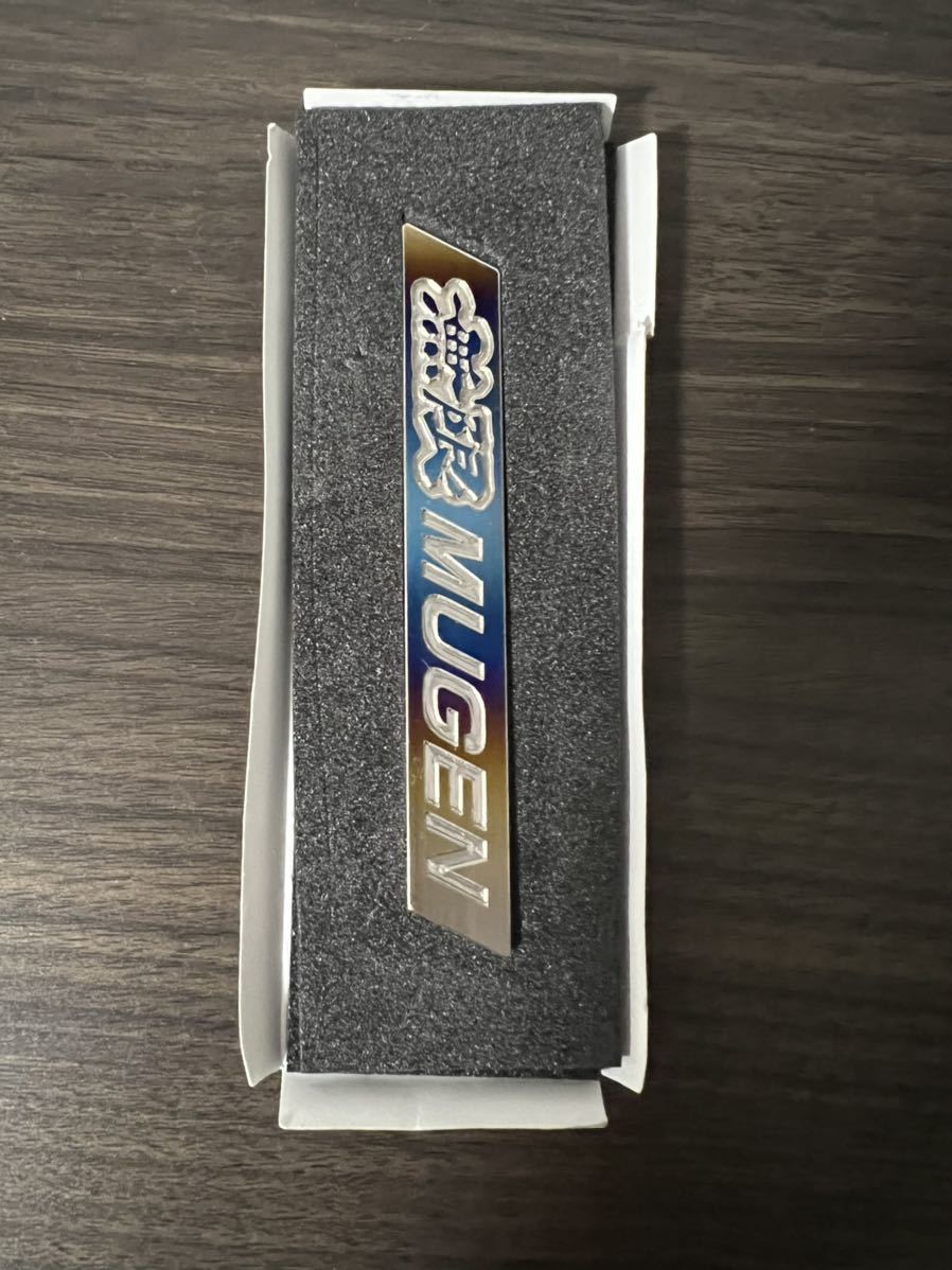 廃盤 無限MUGEN チタンエンブレム 90000-XYE-301A 中古(ホンダ 