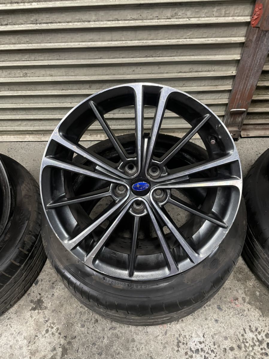 スバル BRZ純正ホイール 17インチ 7.0J +48 PCD100 4本 インプレッサ