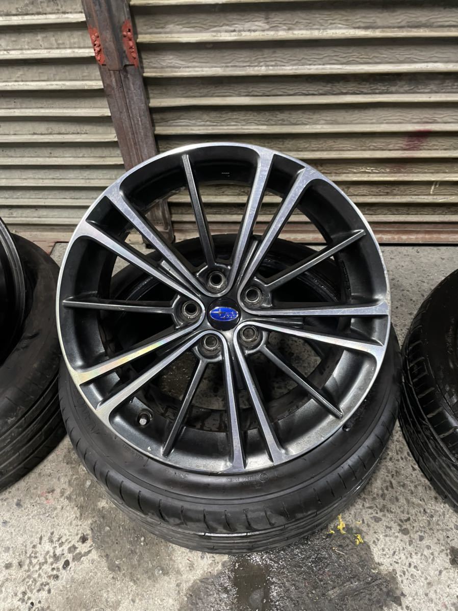 スバル BRZ純正ホイール 17インチ 7.0J +48 PCD100 4本 インプレッサ