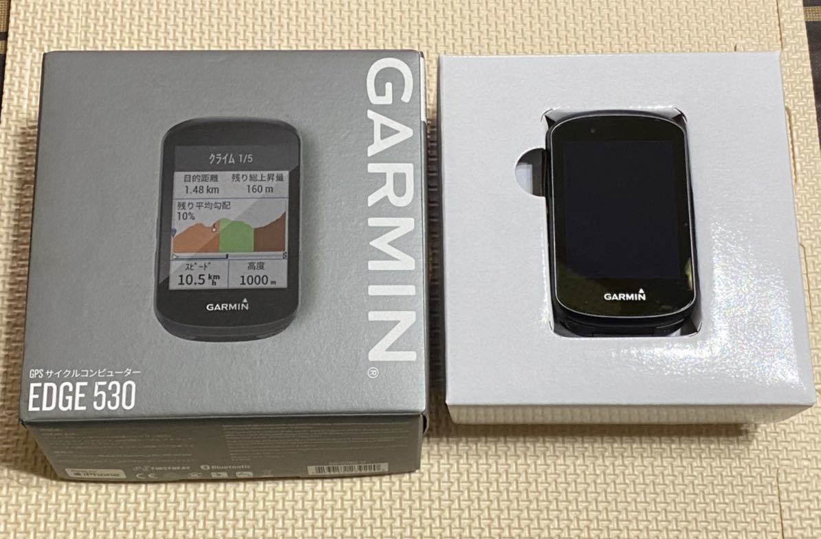 Garmin edge 530 日本語版 本体のみ バッテリー交換済み シリコン 