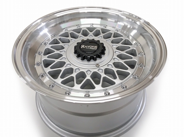 4本セット Rayone Racing 686 15インチ 8J+20 4H PCD100 メッシュ 