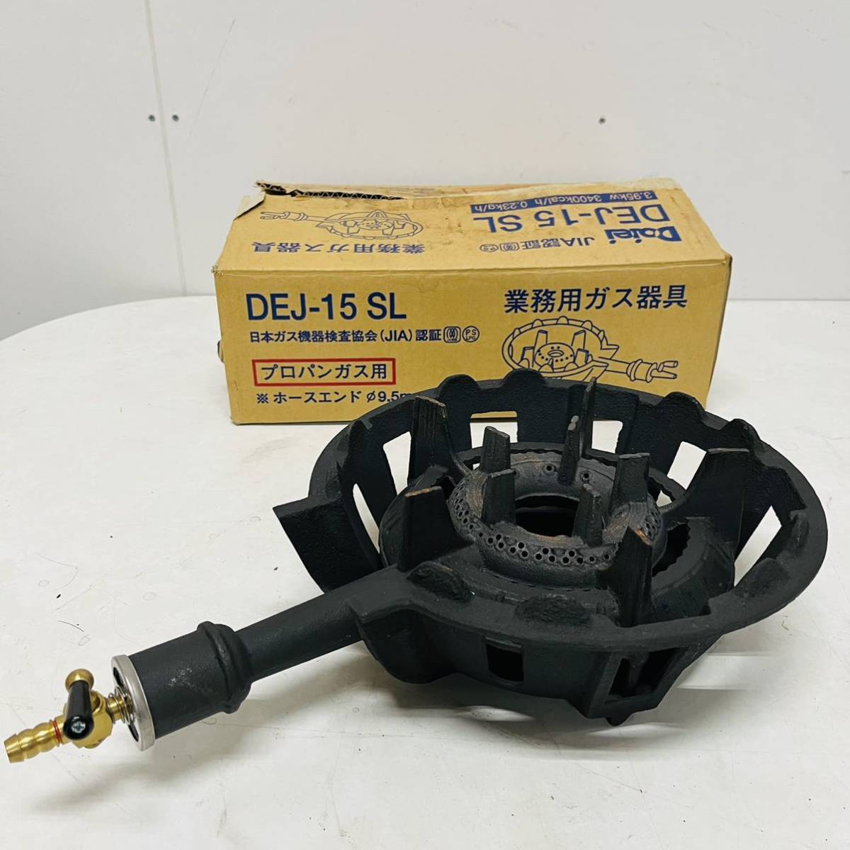 本物保証，格安 大栄産業DAIEI DEJ-15 SL 一重型 LPガス 用業務用 ガスコンロ(コンロ)｜売買されたオークション情報、yahooの商品情報をアーカイブ公開 - オークファン コンロ