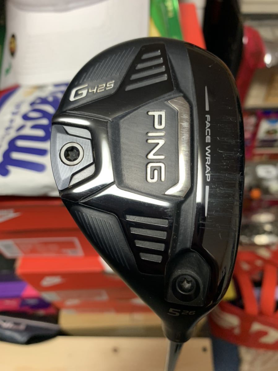中古 美品 PING G425 HYBRID 5番 26度 シャフト S TENSEI CK Pro