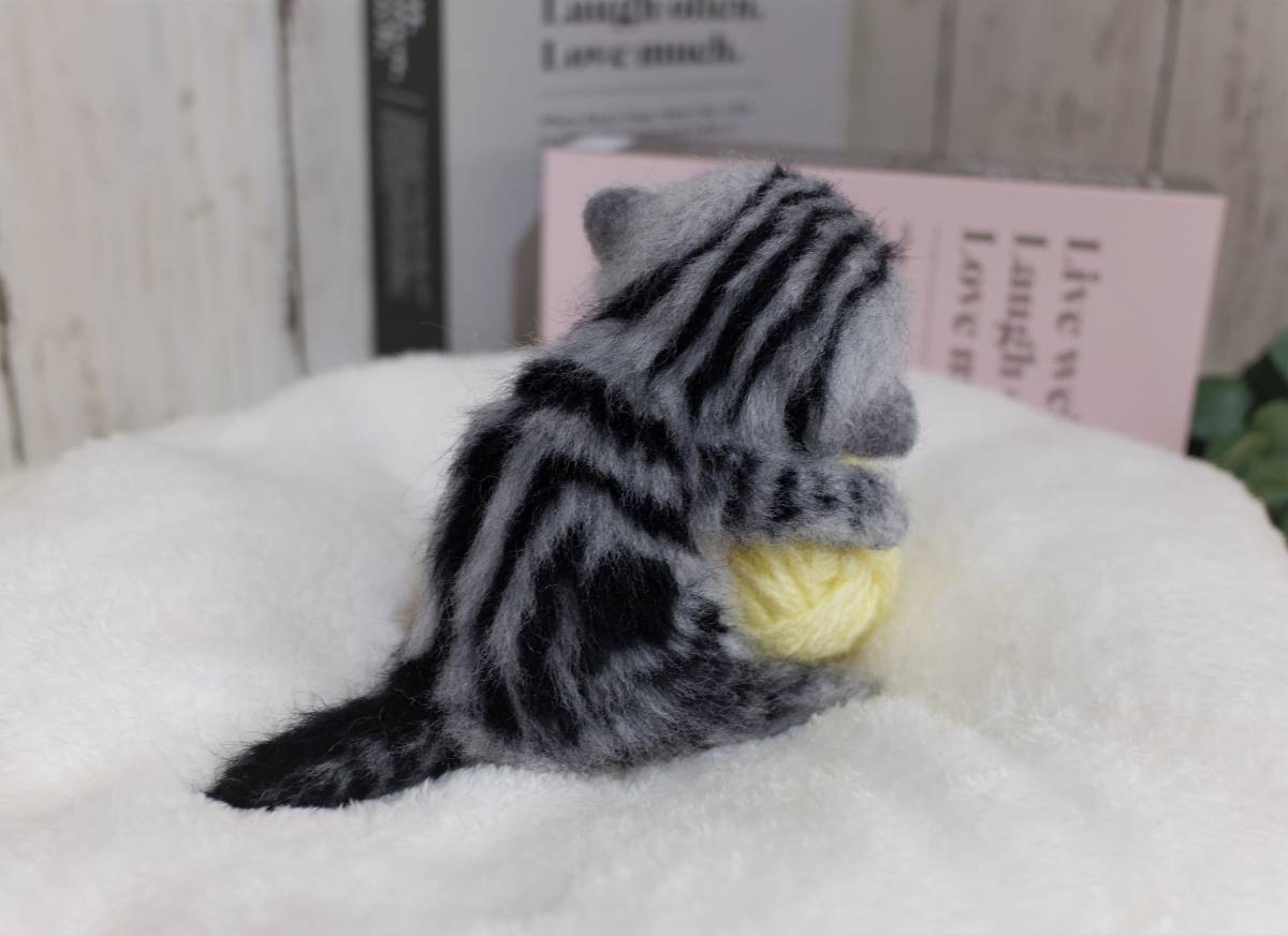 Funwari 羊毛フェルト レモン色毛糸玉と赤ちゃん猫 アメリカンショートヘア 猫 ほっこり ねんね ハンドメイド 羊毛フェルト 売買されたオークション情報 Yahooの商品情報をアーカイブ公開 オークファン Aucfan Com
