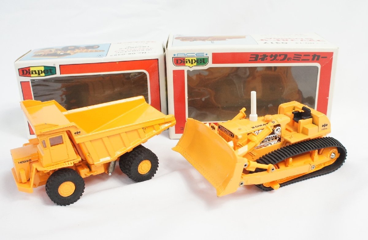 13☆【美品】2点セット Diapet ダイヤペット コマツ ダンプトラック