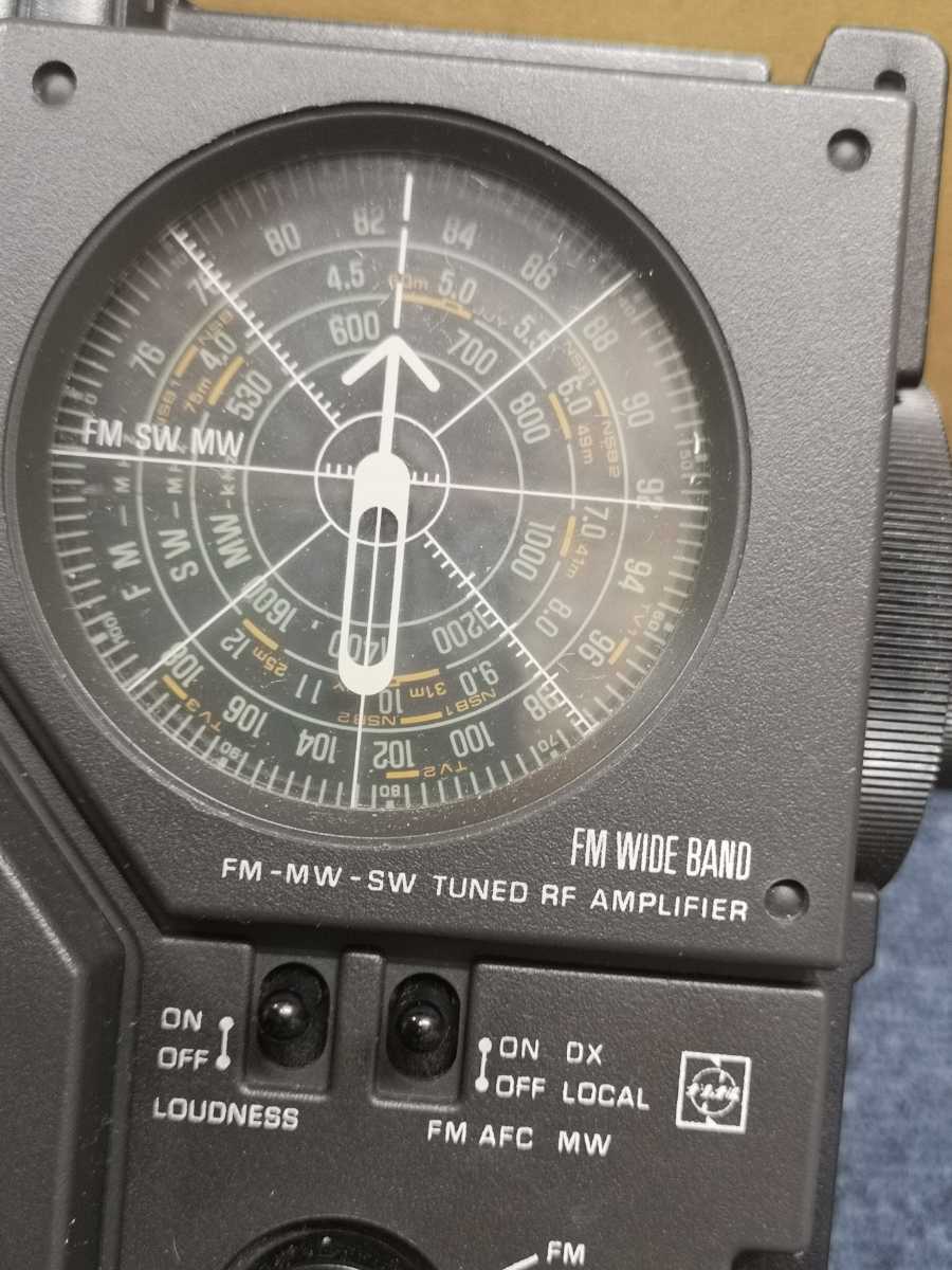 ナショナル パナソニック 3バンドポータブルラジオ クーガー 短波 BCLラジオ 電池通電OK　National Panasonic RF-877 COUGAR No.7　 National ナショナル Panasonic RF 3BAND National(ナショナル)パナソニックFM-中波-短波