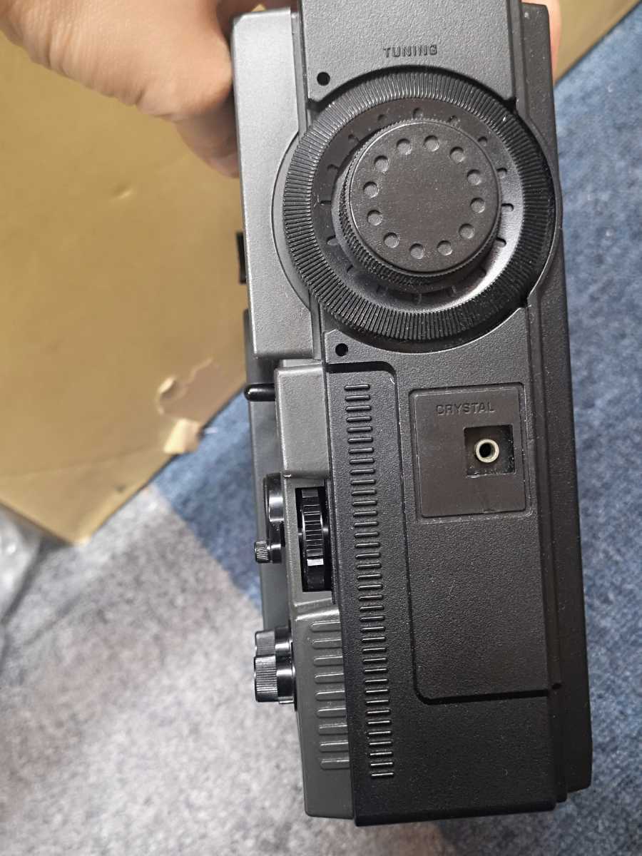 ナショナル パナソニック 3バンドポータブルラジオ クーガー 短波 BCLラジオ 電池通電OK　National Panasonic RF-877 COUGAR No.7　 National ナショナル Panasonic RF 3BAND National(ナショナル)パナソニックFM-中波-短波