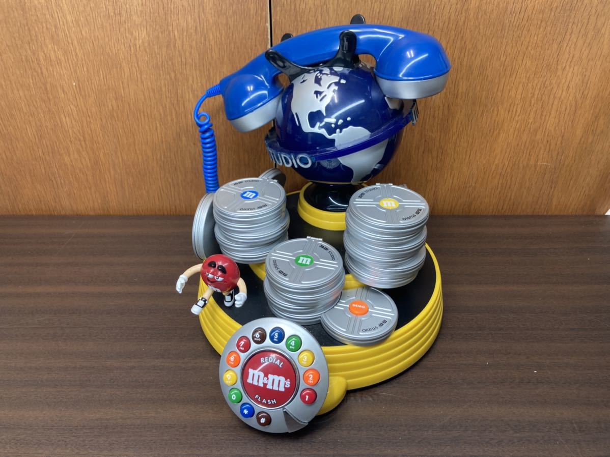 M&M's エムアンドエムズ 電話機 ディスプレイ アンティーク 赤
