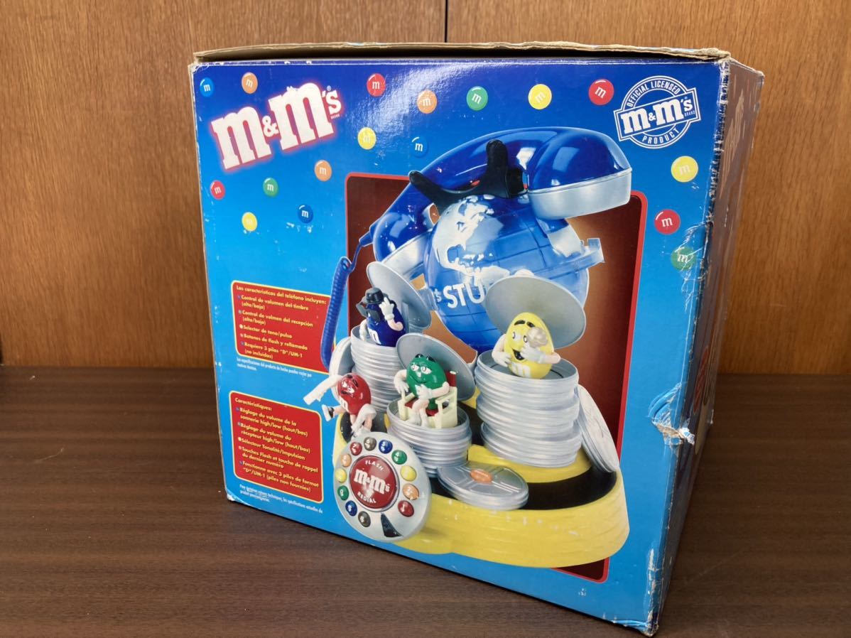 M&M's エムアンドエムズ 電話機 ディスプレイ アンティーク 赤