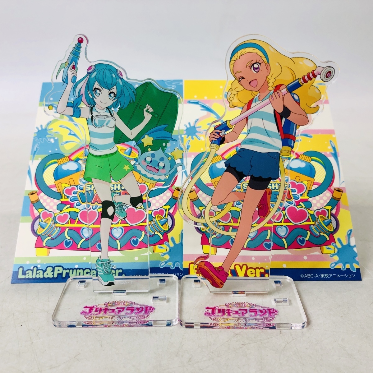中古品 プリキュアランド SPLASH☆WATER アクリルスタンド 羽衣ララ 