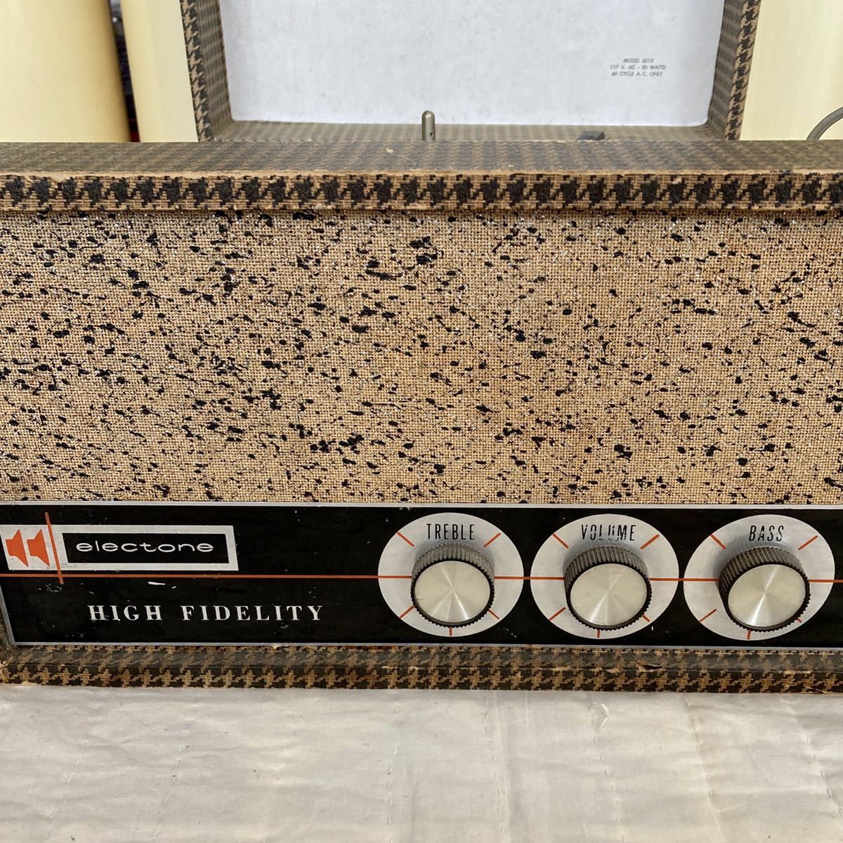 DIATONE 【送料込み】 ☆ジャンク ☆ 60s electone レコードプレイヤー