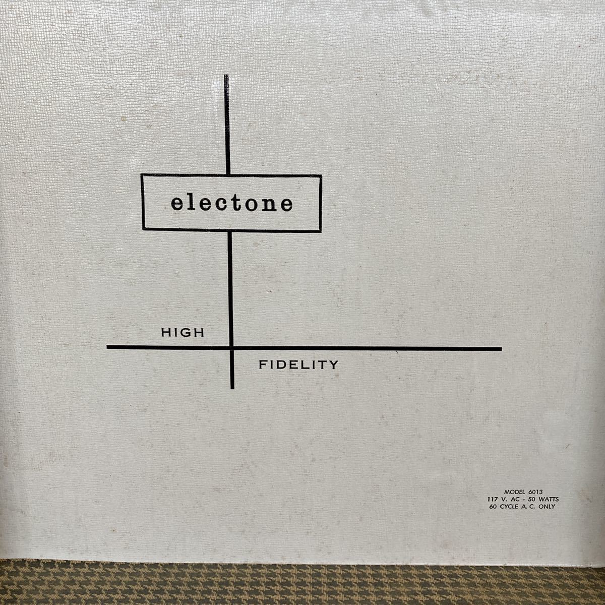 DIATONE 【送料込み】 ☆ジャンク ☆ 60s electone レコードプレイヤー