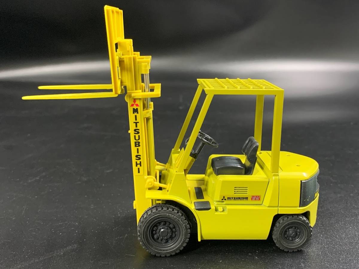 ミツビシ フォークリフト Mlift FD25 1/25 ミニカー重機 】建設車両