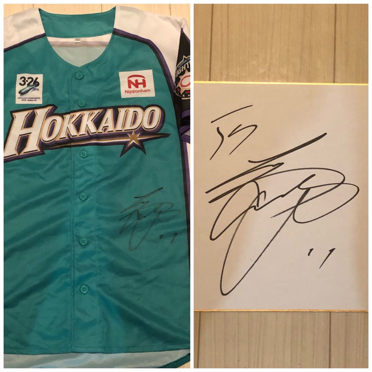 北海道日本ハムファイターズ大谷翔平選手直筆サイン2014年オープン