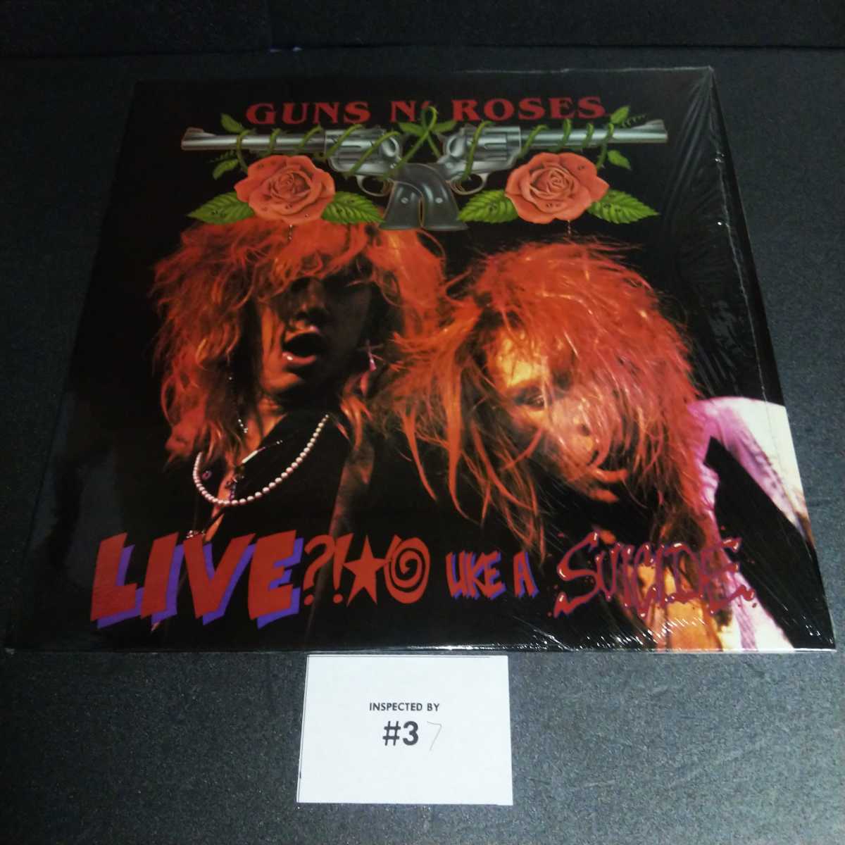 N' Guns Roses - GUNS Signed ROSES N Poster COA Logo ) Rose Axl