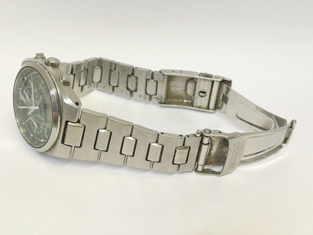 W258-00000◎ SEIKO セイコー chronograph クロノグラフ 7T62-0AA0 