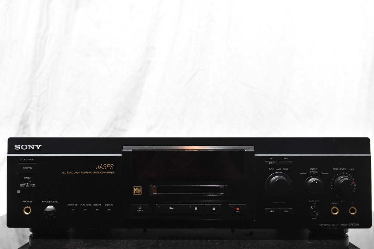 SONY MDプレーヤー MDS-JA3ES 希少品 【公式通販】