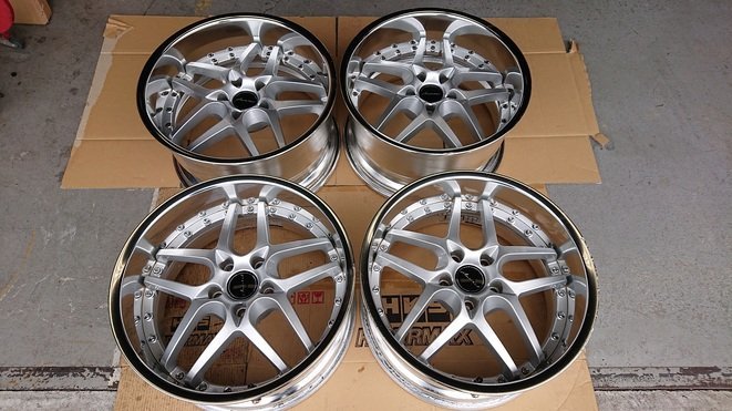 GTNET愛知】そこそこ美品！ 超深リム！ Amistad CHARME 4本！ 18×9.0J 