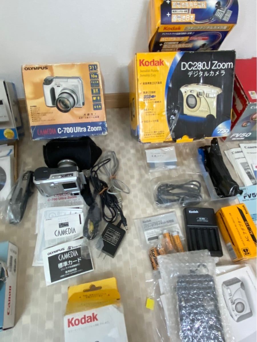 デジタルカメラ olympus canon kodak 6台まとめて売る 【公式通販】