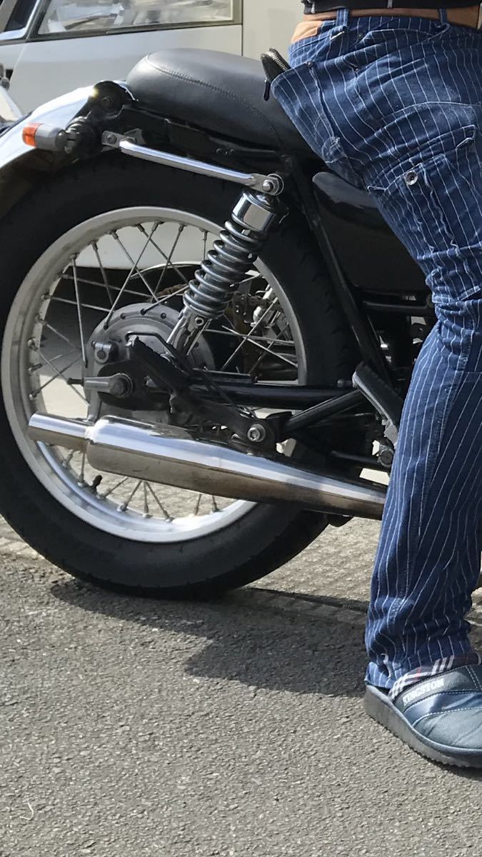sr400 キャブトンマフラー 個人出品 【公式通販】