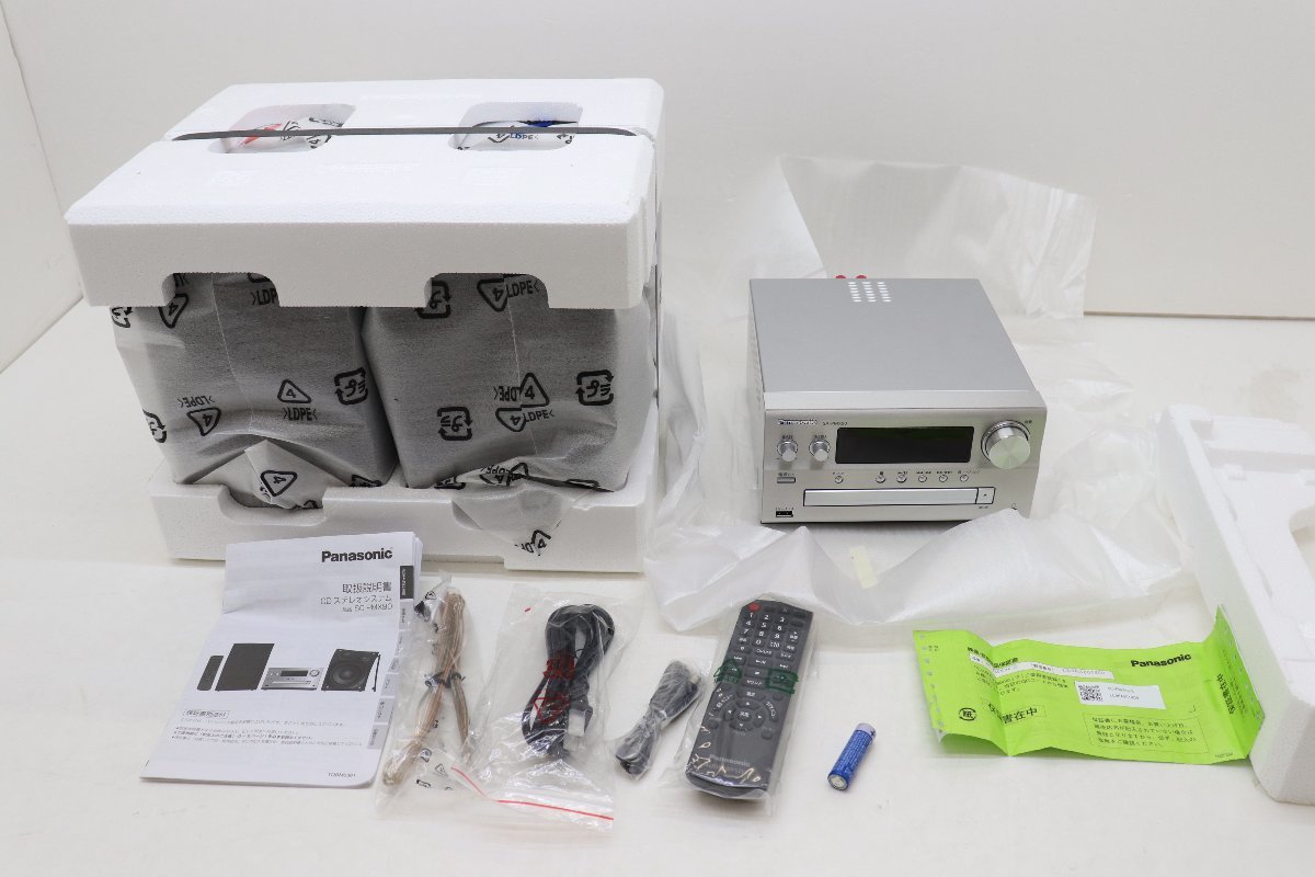 52EY○Panasonic CDステレオシステム SC-PMX90 ミニコンポ シルバー
