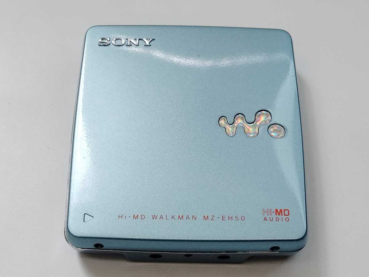 美品】ソニー MDウォークマン MZ-EH50 本体 付属品 リモコン RM-MC38EL