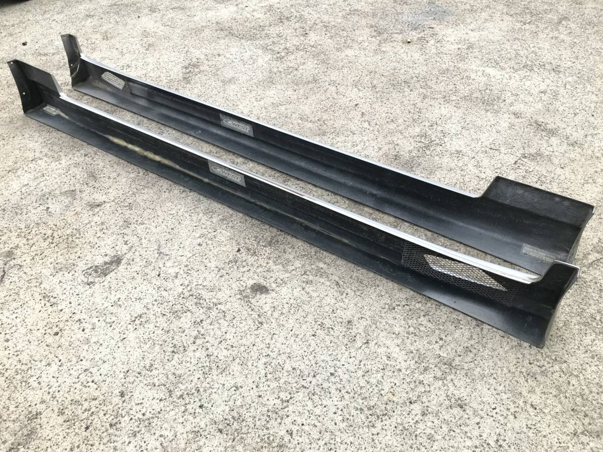 中古】SXE10 アルテッツァ C-WEST サイドステップ左右セット 