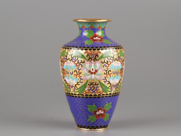 中国古玩 唐物 古七宝 七宝焼 花瓶 一対 細密細工 時代物 極上品 初だし