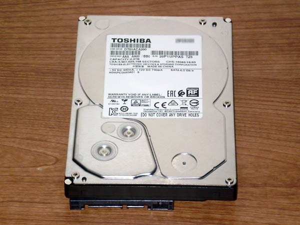 ★ 2.0TB ★ TOSHIBA 【 DT01ACA200 】 新品同様 ★7DAS