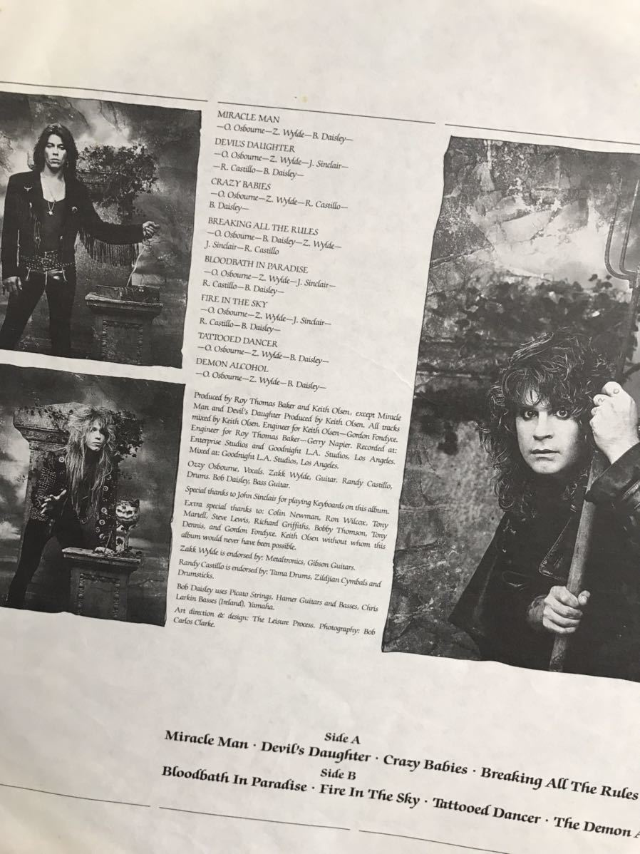 No Rest Ozzy Osbourne Wicked - For The the for * Vintage Tour