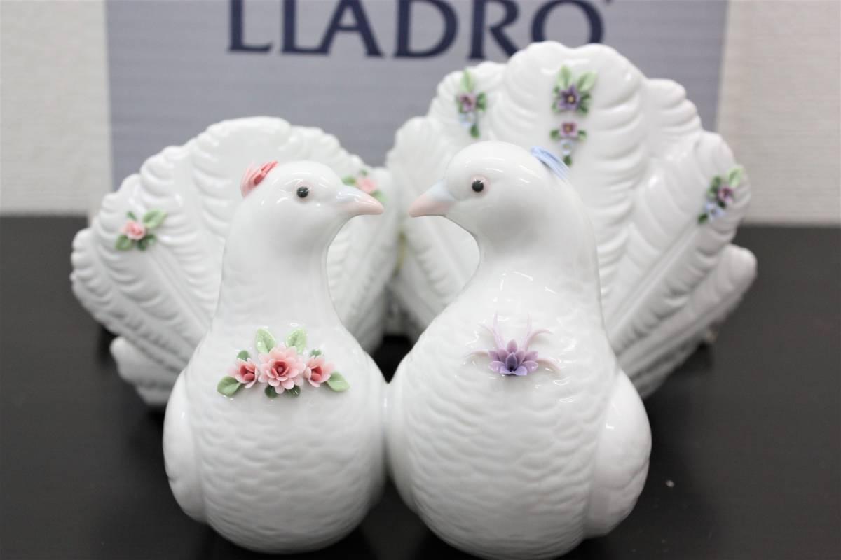 LLADRO リヤドロ 陶器 置物 人形 フィギュリン 少女 猫⁄少女ト猫