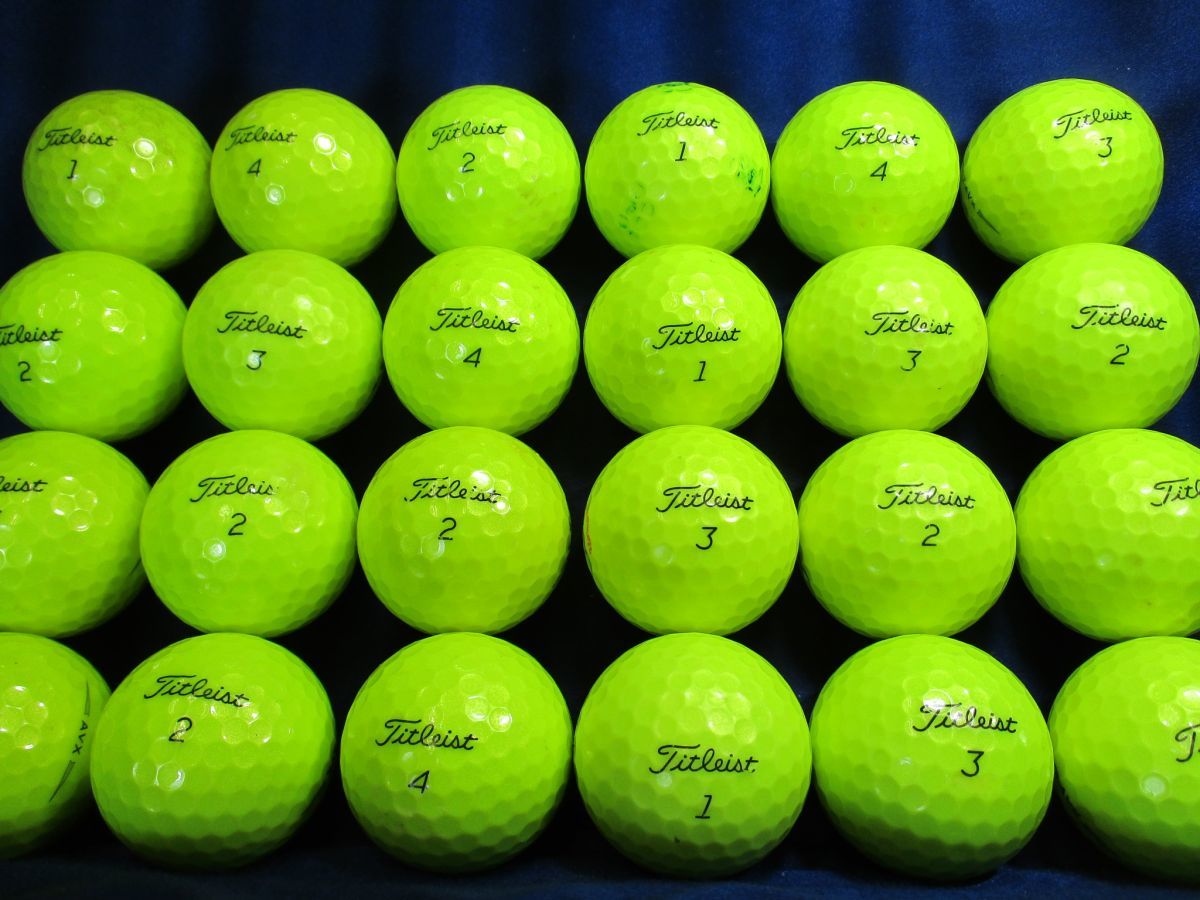 2531【級】タイトリスト Titleist -AVX- [イエロー] 24個 Titleist V1x
