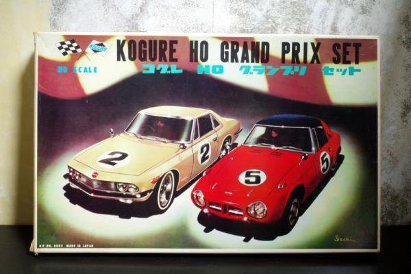 【希少絶版】コグレ 1/24 ホンダ S600 レーシングモデルカー 当時物 コグレ HO グランプリ セット ホンダ S600 クーペ シルビア 元箱付