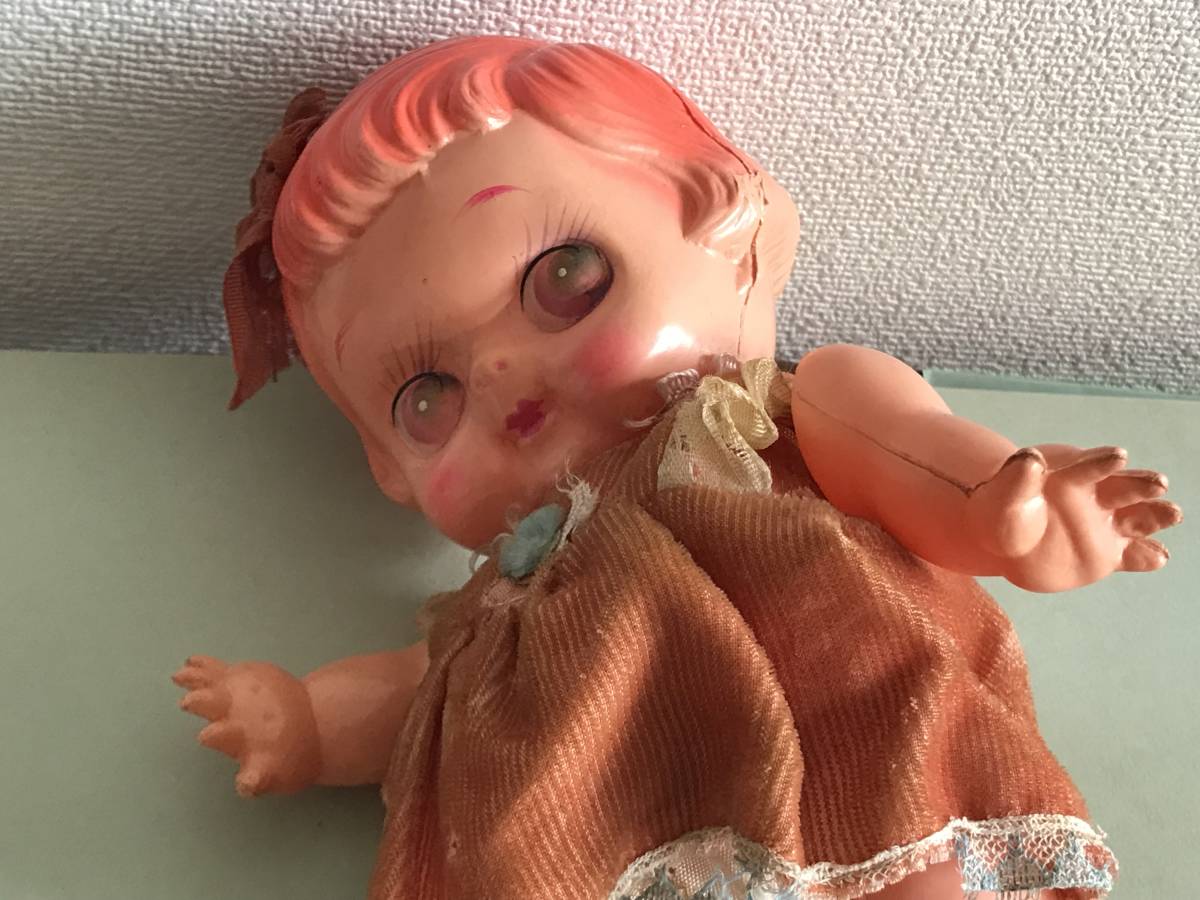 人形 セルロイド Yahoo!オークション 昭和 レトロ デコちゃん 