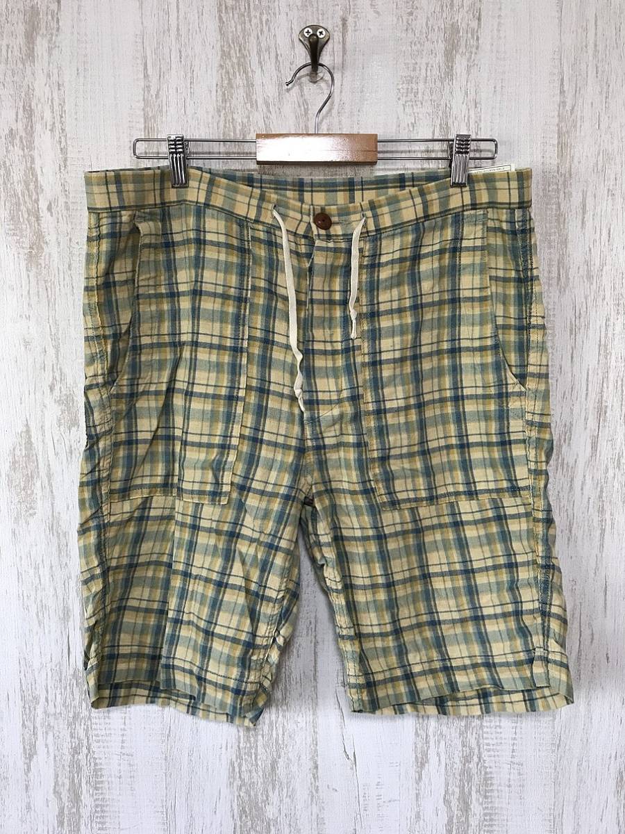 P833 コットン チェック ハーフパンツ JOURNAL STANDARD HOMESTEAD ジャーナルスタンダード 31(ボトムス ...