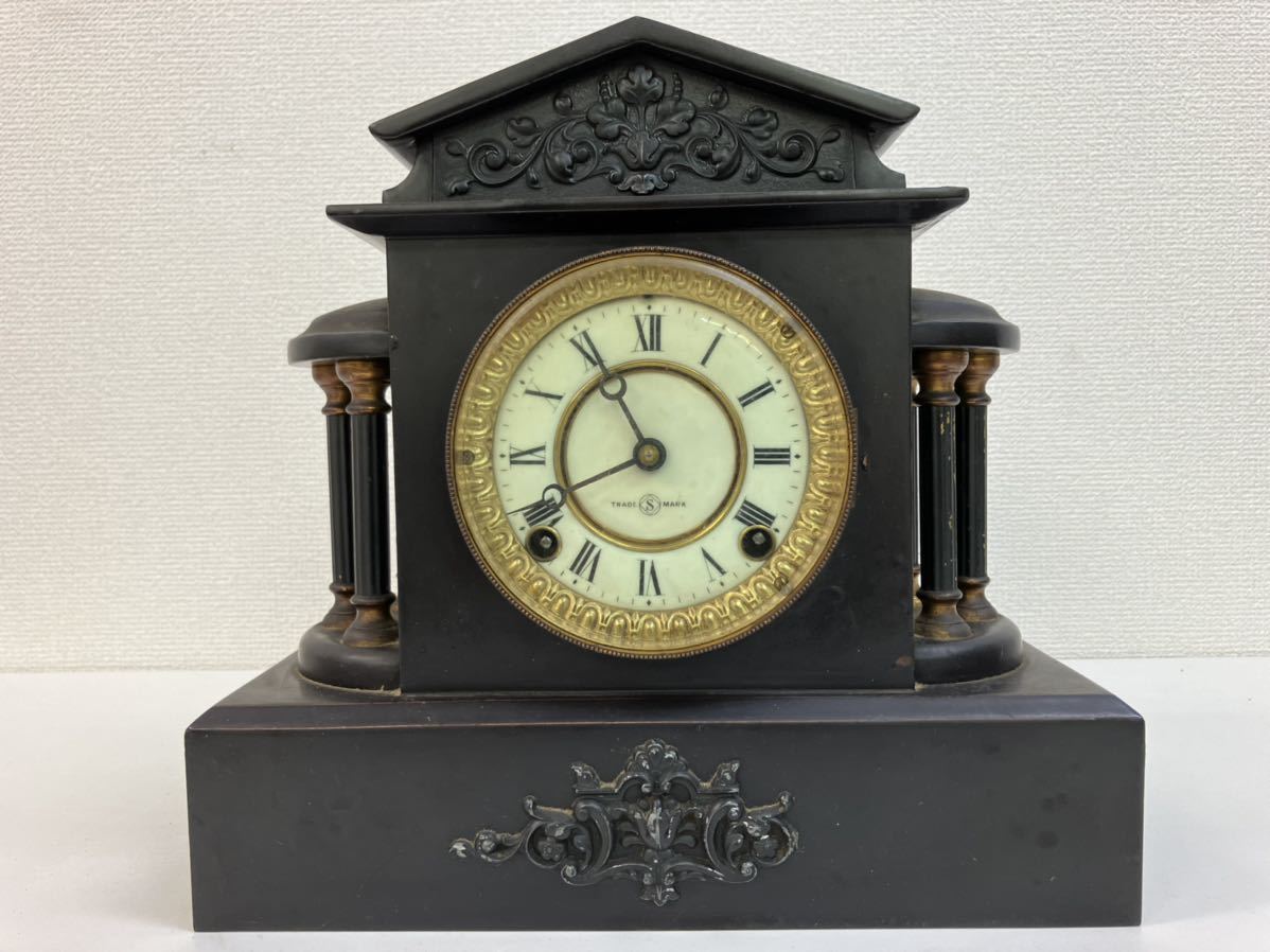 昭和レトロ シチズン 電池式振り子時計 クウォーツ式 稼働品② CITIZEN