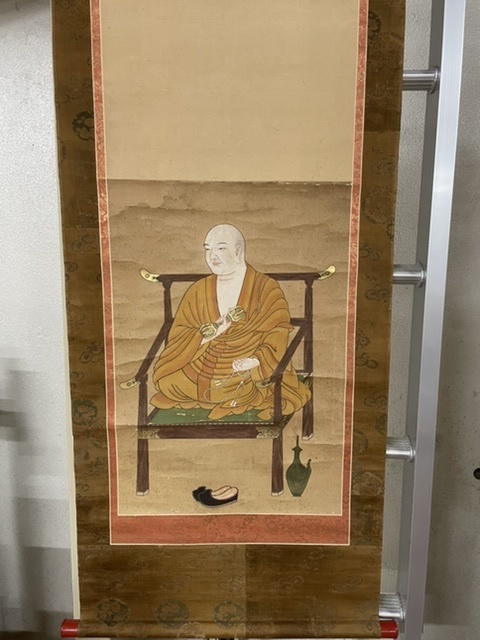 肉筆 掛け軸 弘法大師 空海】真言宗 密教 高野山 護摩 修験 不動明王