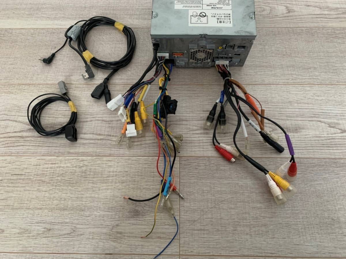 動作確認OK！ALPINE アルパイン 【VIE-X088】 8インチ HDDナビ 中古 売