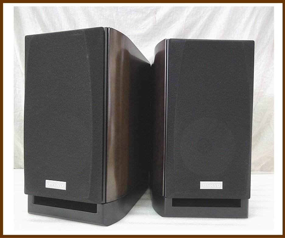Kんふ6822 ONKYO ペアスピーカー D-212EXT 120W 4 音出し確認済 オーディオ