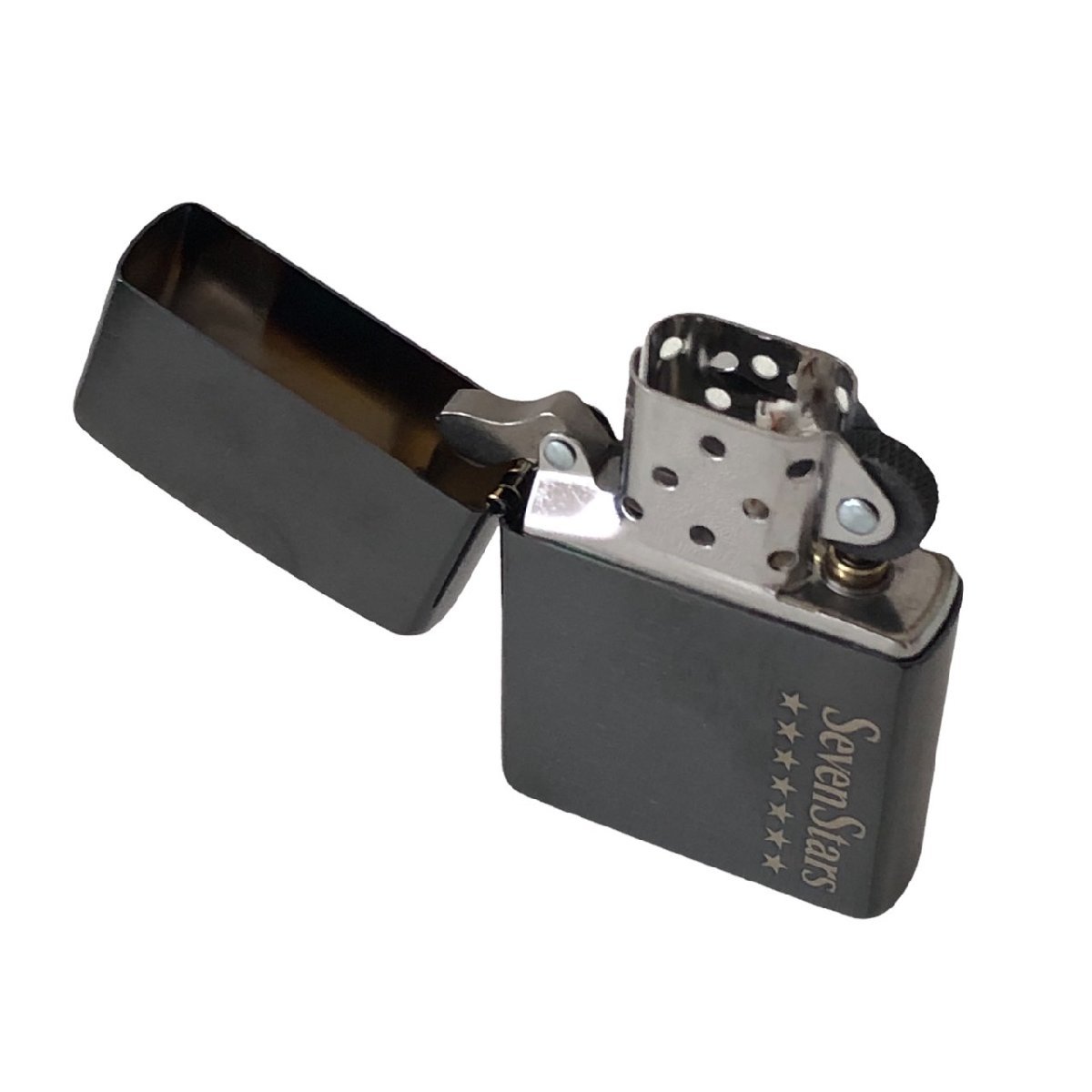 セブンスター ライター 携帯灰皿 Zippo 灰皿 ＆ : ジッポー セット 黒 