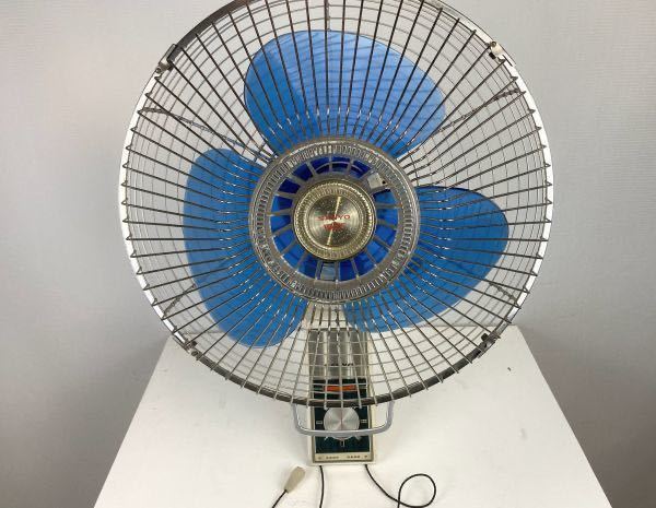 SANYO EF-6KJ レトロ 壁掛け扇風機 青羽 アンティーク 昭和 2206261 